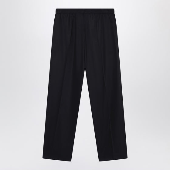 Balenciaga Wide black wool trousers