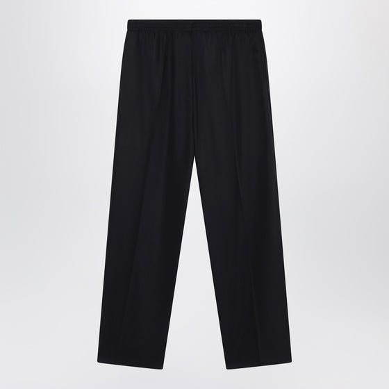Balenciaga Wide black wool trousers