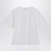 Alexander McQueen White corset shirt in poplin