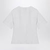 Alexander McQueen White corset shirt in poplin