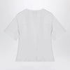 Alexander McQueen White corset shirt in poplin