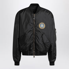  Balenciaga Black nylon Uniform Merch Large Fit bomber