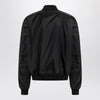 Balenciaga Black nylon Uniform Merch Large Fit bomber
