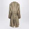 Balenciaga Beige double-breasted cotton trench coat