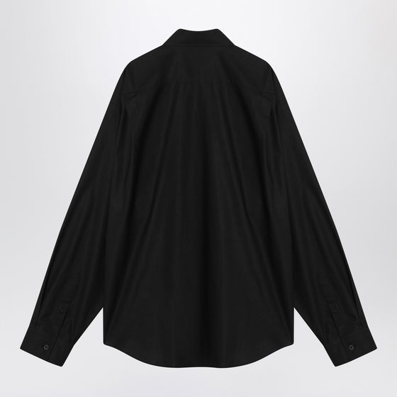 Balenciaga Black cotton shirt with logo