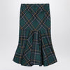 Alexander McQueen Flared skirt in wool tartan