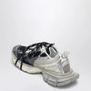 Balenciaga 3XL Split Logo Sneakers in light yellow/red/navy