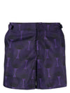 Ozwald Boateng Printed swim shorts