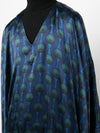 Ozwald Boateng Printed silk kaftan