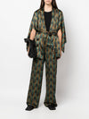 Ozwald Boateng Printed silk short kimono
