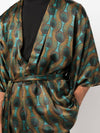Ozwald Boateng Printed silk short kimono