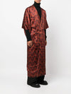Ozwald Boateng Printed silk long kimono