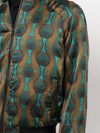 Ozwald Boateng Printed silk bomber jacket