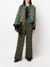 Ozwald Boateng Printed silk bomber jacket