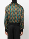 Ozwald Boateng Printed silk bomber jacket