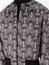 Ozwald Boateng Printed velvet bomber jacket