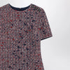 GUCCI Blue and red bouclé wool dress
