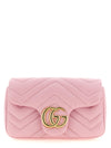 Gucci Gg Marmont Chevron Crossbody Bag