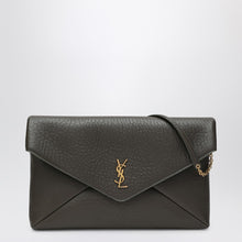  Saint Laurent XXL moss green Envelope Cassandre clutch