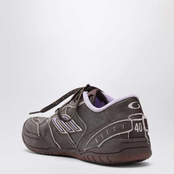Balenciaga Hamptons Worn-Out sneakers brown and lilac
