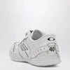 Balenciaga Hamptons Worn-Out Mid white Sneakers