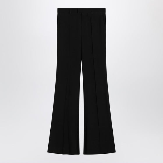 Balenciaga Black flared pants in viscose