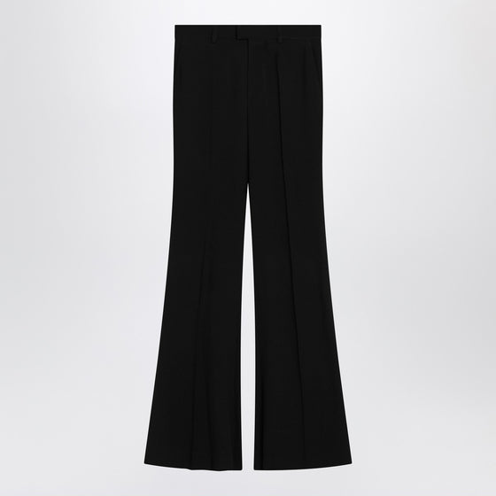 Balenciaga Black flared pants in viscose