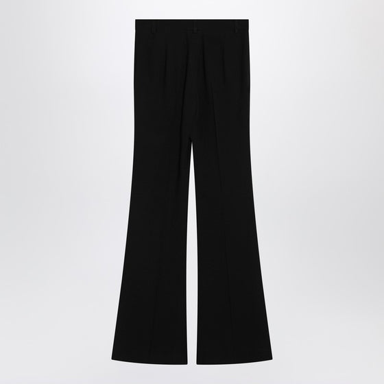 Balenciaga Black flared pants in viscose