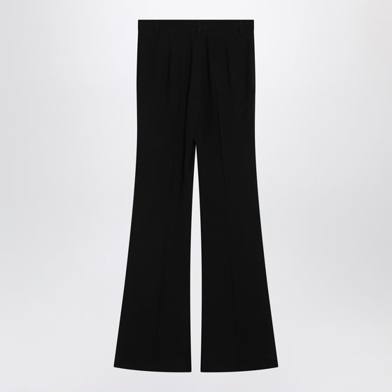 Balenciaga Black flared pants in viscose