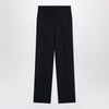 Saint Laurent High-waisted blue wool pants
