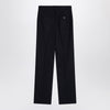 Saint Laurent High-waisted blue wool pants