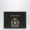 Balenciaga Black leather passport holder