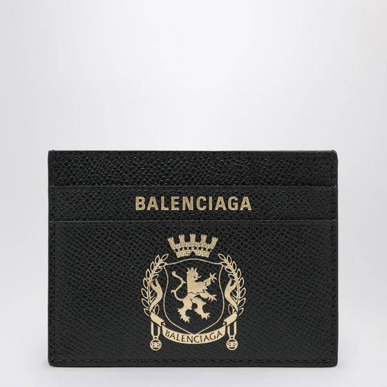 Balenciaga Black leather passport holder