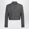 GUCCI Cropped wool jacket with black/white texture