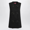 GUCCI Black vest with large buttons