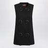 GUCCI Black vest with large buttons