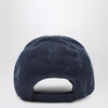 Balenciaga White/blue baseball cap with signatures