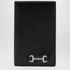 GUCCI Black long cardholder with Horsebit