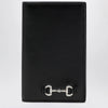 GUCCI Black long cardholder with Horsebit