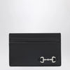 GUCCI Black cardholder with Horsebit