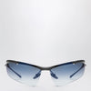 Balenciaga Cat-Eye Boomerang Mirror Blue sunglasses