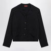 GUCCI Blue jacquard silk-blend shirt