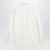 Saint Laurent White striped Cassandre shirt in cotton