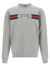 Gucci Web Ribbon And Horsebit Sweatshirt