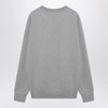GUCCI Grey cotton jersey sweatshirt with logo print