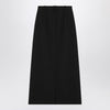 The Row Black wool Roux skirt