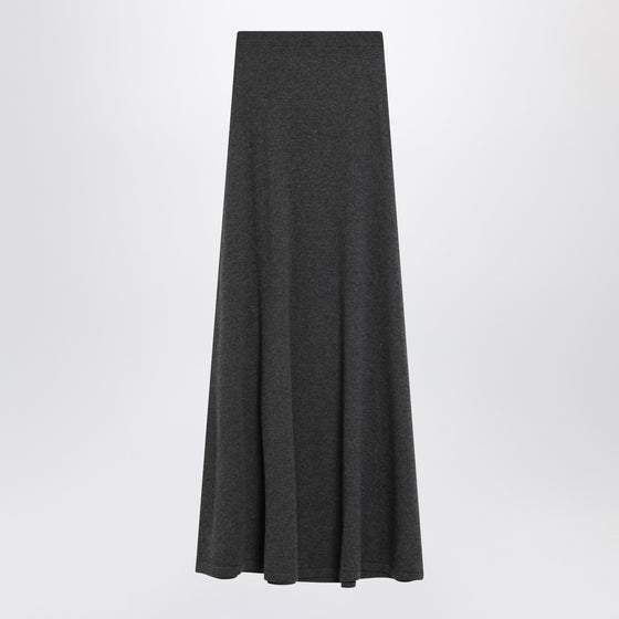 Balenciaga Long grey wool skirt