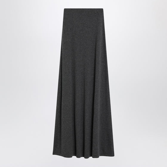Balenciaga Long grey wool skirt