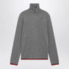 GUCCI Grey cashmere turtleneck sweater