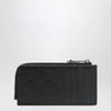 GUCCI Black GG Emblem zip card holder